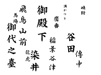 大字・小字(滝野川町と巣鴨町) 大字・小字(滝野川町と巣鴨町)